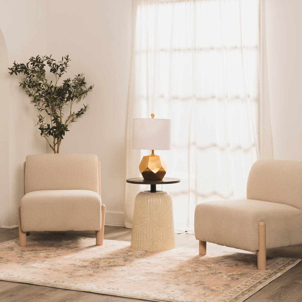 Coleford Gold Geometric Table Lamp-2