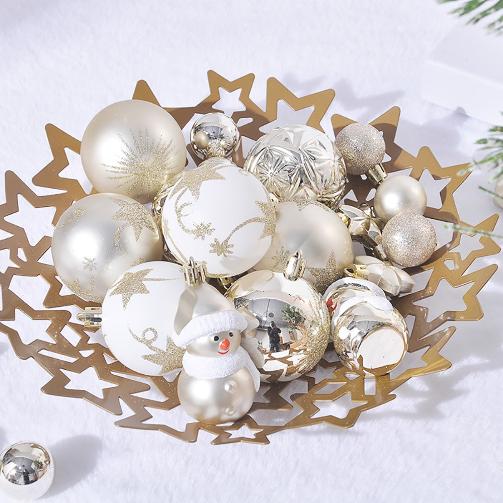 NNEDSZ 70-piece Christmas Tree Xmas Balls Decorations Baubles Hanging Party Ornament-4