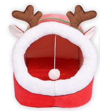 Cozy Retreat Cat Bed: Soft And Warm Indoor Pet House-2