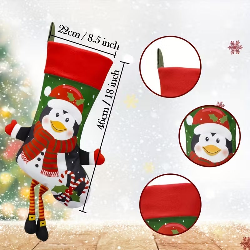 NNETM Christmas Stocking Set Holiday Decorations (4pcs)-1