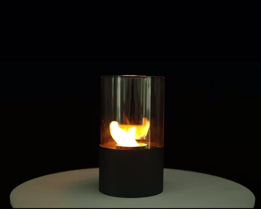 10.5 Inch High Portable Tabletop Fireplace for Indoor & Outdoor Decor